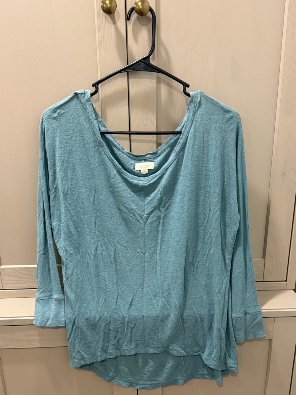 Aerie teal relaxed shirt